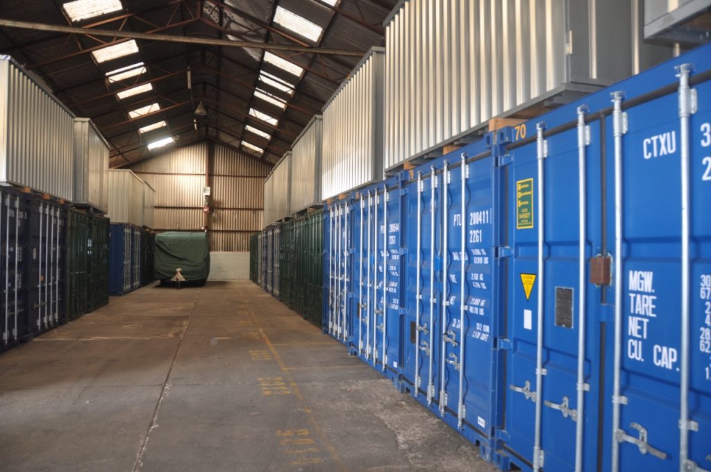Our warehouse offers sealed storage with drive-up access